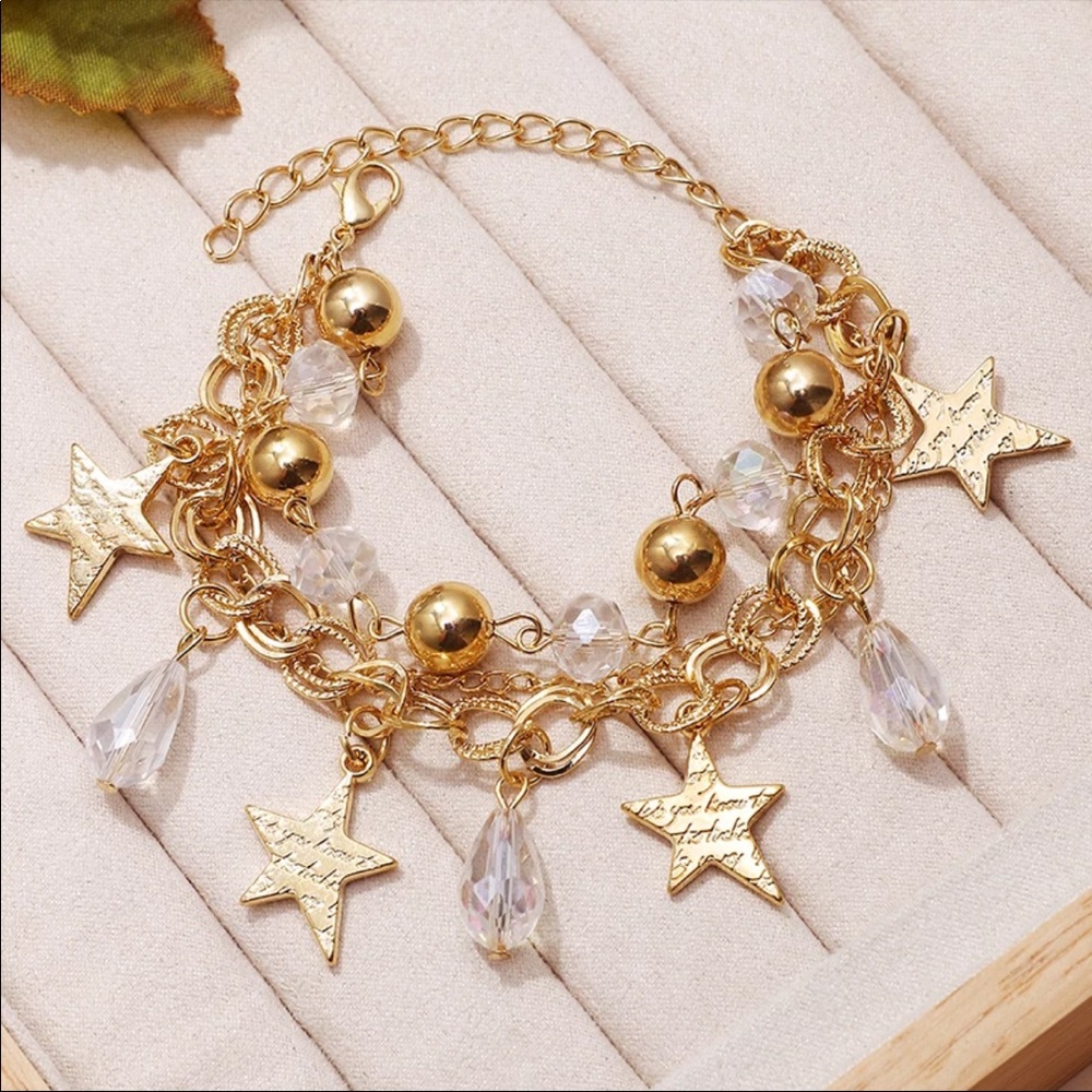 Chic Gold Layered Bracelet